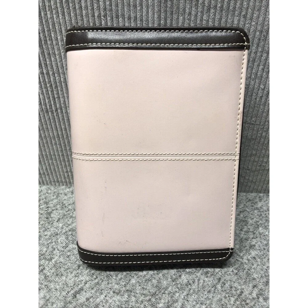 Franklin 365 Planner Ring Binder Cover Pink Brown Career Organization
